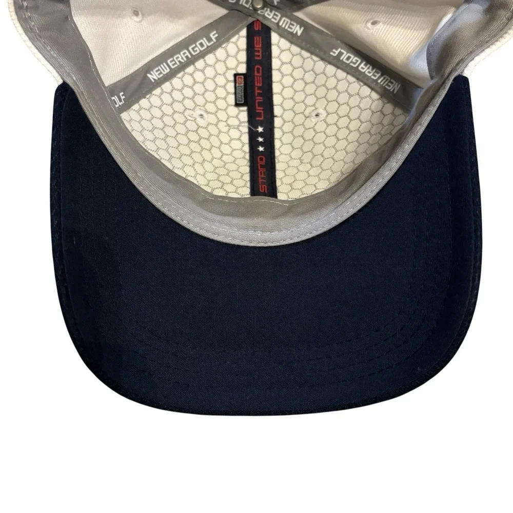 New‎ Era 2016 USA Ryder Cup Strapback Hat White One Size White Blue Casual